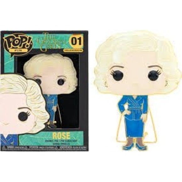 Golden Girls Rose Funko Pop! Pin Enamel Pin Television Collectible, Damaged Box - Picture 1 of 5